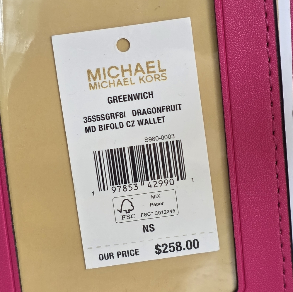 Michael Kors Greenwich Bifold Medium Wallet - Picture 5 of 6